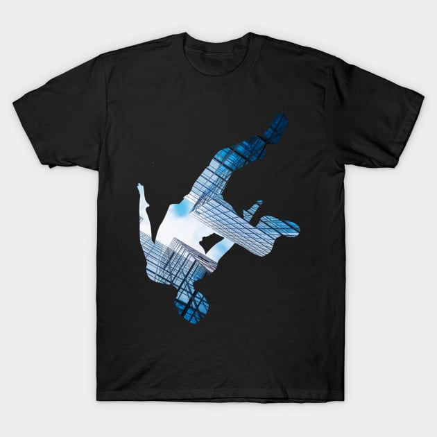 Parkour sport backflip - parkour clothes T-Shirt by MerchByThisGuy